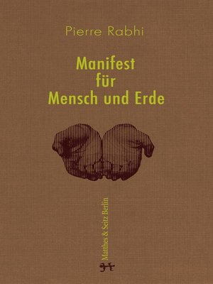 cover image of Manifest für Mensch und Erde